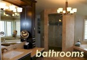 custom bathroom cabinetry